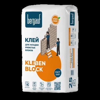 Клей для блоков Bergauf Kleben Block 25 кг